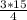 \frac{3*15}{4}