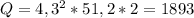 Q=4,3^2*51,2*2=1893