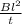 \frac{Bl ^{2} }{t}