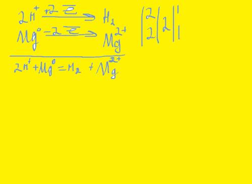 Решите уравнение реакции mg+2hcl=mgcl2+h2