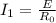 I_1= \frac{E}{R_0}