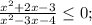 \frac{x^2+2x-3}{x^2-3x-4} \leq 0;