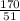 \frac{170}{51}