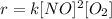 r = k[NO]^2[O_2]