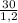 \frac{30}{1,2}