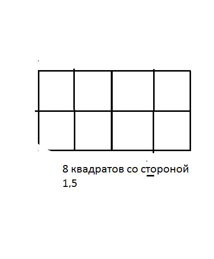 Раздели прямоугольник со сторонами 6см и 3см на равные квадраты. найди разные решения