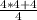 \frac{4*4+4}{4}