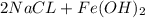 2NaCL + Fe(OH) _{2}