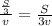 \frac{ \frac{S}{3} }{v}=\frac{S}{3v}