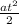 \frac{at ^{2} }{2}