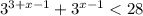 3^{3+x-1}+3^{x-1}