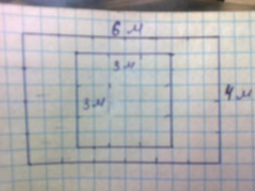 Прямоугольная нижняя грань аквариума длиной 6 м и шириной 4 м имеет подсветку квадратной формы со ст