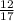 \frac{12}{17}