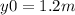 y0=1.2m