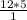 \frac{12*5}{1}