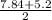 \frac{7.84+5.2}{2}