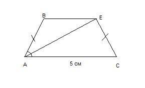 Вравнобедренной трапеции диагональ является биссектрисой острого угла периметр трапеции равен 14см,а