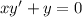 xy'+y=0