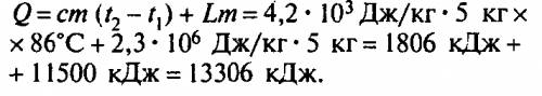 Какое количество теплоты потребовалось для получения дистиллированный годы объемом 5л, если вода в д