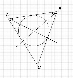 Дан треугольник. постройте окружность : а)вписанную в него: б) описанную около него : в) вневписанну