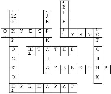 Крассворд 15 слов по природаведенью