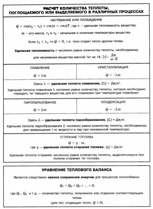 Записать уравнение теплового для процессов нагревания-охлаждения между частями замкнутой системы
