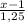 \frac{x-1}{1,25}