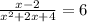 \frac{x-2}{ x^{2} +2x+4}=6