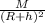 \frac{M}{ (R+h)^{2}}