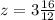 z=3 \frac{16}{12}