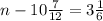 n-10 \frac{7}{12} =3 \frac{1}{6}