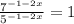 \frac{7^{-1-2x} }{5^{-1-2x}} =1