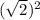 (\sqrt{2}) {}^{2}