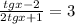 \frac{tgx - 2}{2tgx+1} = 3