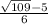 \frac{\sqrt{109}-5 }{6}