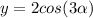 y=2cos(3 \alpha )