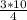 \frac{3*10}{4}