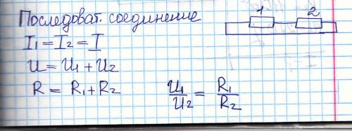 Параллельное и последовательное соединения проводников, нужна с примерами и с рисунками