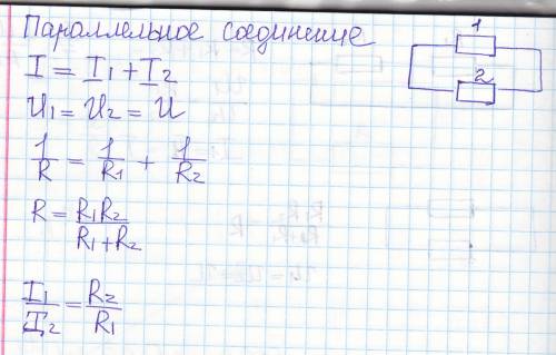 Параллельное и последовательное соединения проводников, нужна с примерами и с рисунками