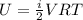 U= \frac{i}{2} VRT