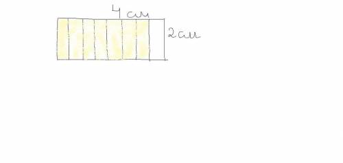 Начертите прямоугольник сос сторонами 2 см и 4 см .закрасьте 7=8 этого прямоугольника. !