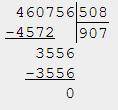 Решить примеры столбиком 84854: 406= 460756: 508= 4087140: 102= 529156: 503=