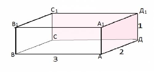Площадь трех граней прямоугольного параллелепипеда 2м2, 3м2 и 6м2. найдите его обьем. !
