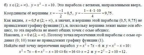 Постройте график функции y=x^2+3x-4|x-2|+2 и определите, при каких значениях m прямая y=m имеет с гр