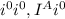 i^{0} i^{0}, I^{A} i^{0}