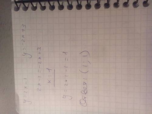 Кграфику функции y=x^2-2+3 проведены карательные в точках (0; 3) и (2; 3).найти координаты точки пер