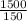 \frac{1500}{150}