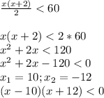 \frac{x(x+2)}{2}