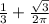 \frac{1}{3}+ \frac{ \sqrt{3} }{2 \pi }