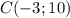 C(-3;10)